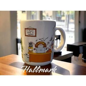 Vintage Hallmark Coffee Mug Cup Office Humor How to Get Along 12 oz Gift Cartoon